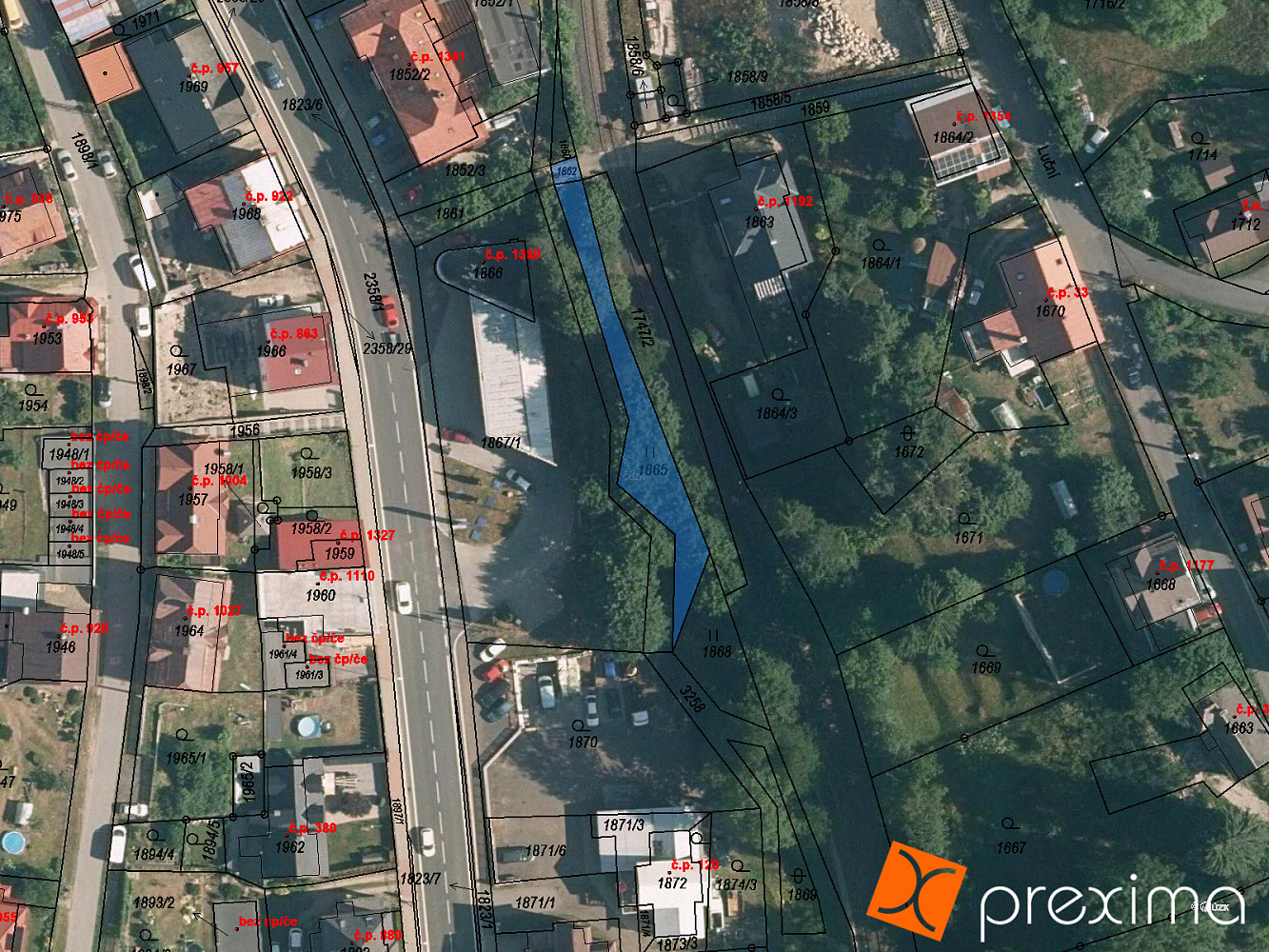 Prodej pozemku 142 m²
