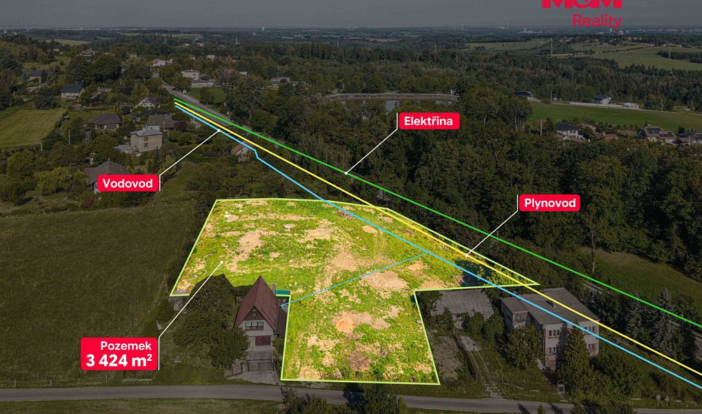 Prodej stavebního pozemku 3 424 m², Český Těšín – náhled fotky 7