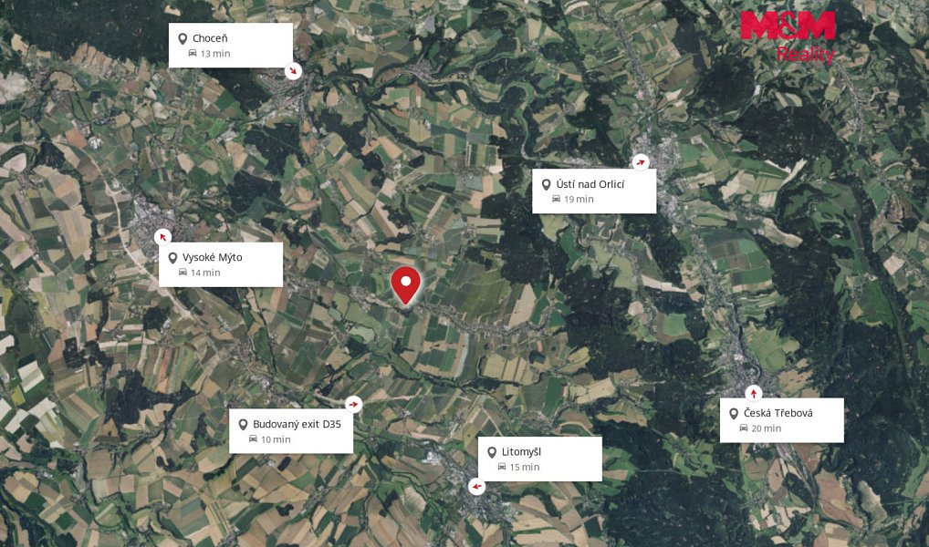 Prodej stavebního pozemku 1 974 m², České Heřmanice – náhled fotky 6