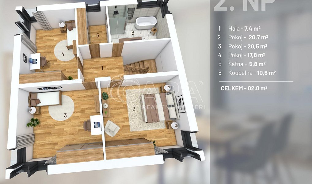 Prodej domu 259 m² s pozemkem 755 m², Kamenice – náhled fotky 33