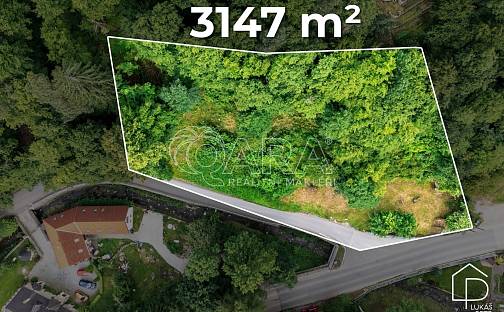 Prodej stavebního pozemku 3 147 m², Jílové u Prahy, okres Praha-západ