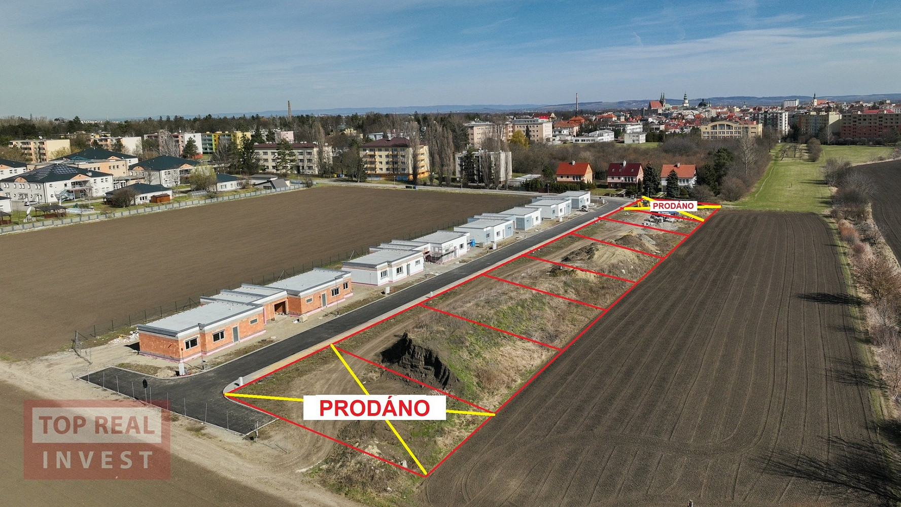 Prodej stavebního pozemku 607 m²