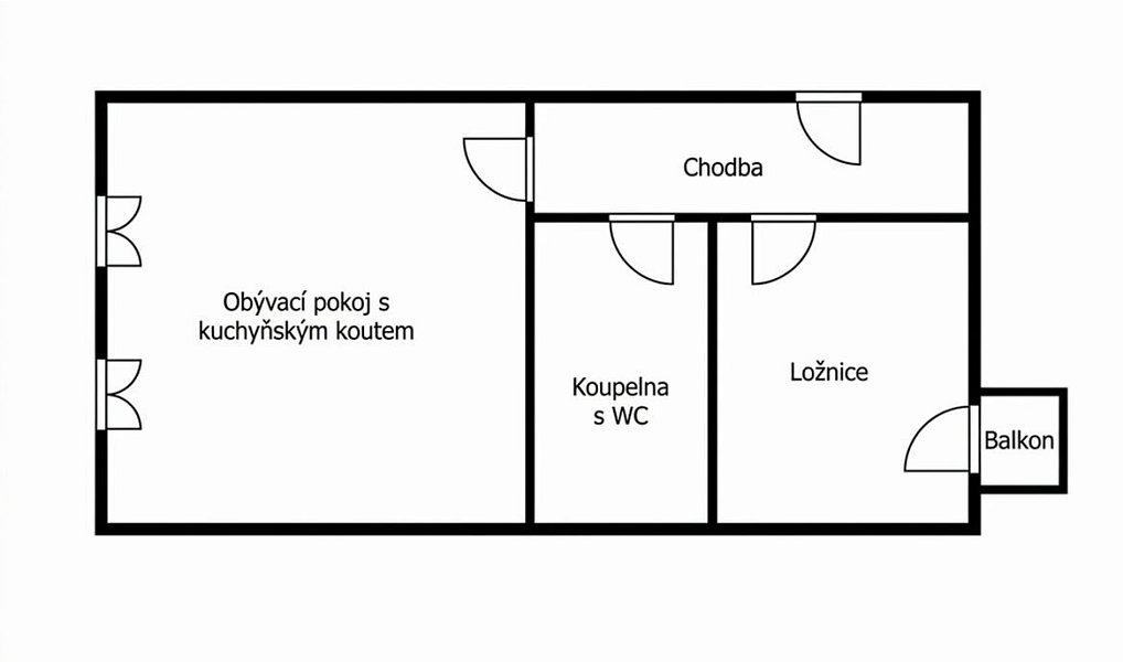 Pronájem bytu 2+kk 49 m², Svitavy – náhled fotky 7