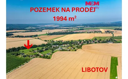 Prodej stavebního pozemku 1 994 m², Libotov, okres Trutnov
