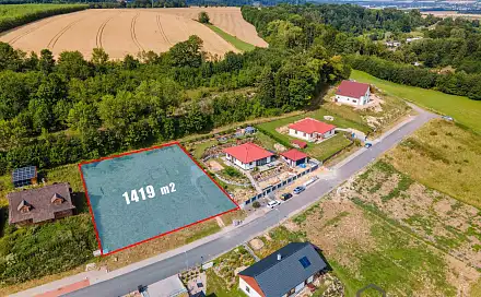 Prodej stavebního pozemku 1 419 m², Vendolí, okres Svitavy