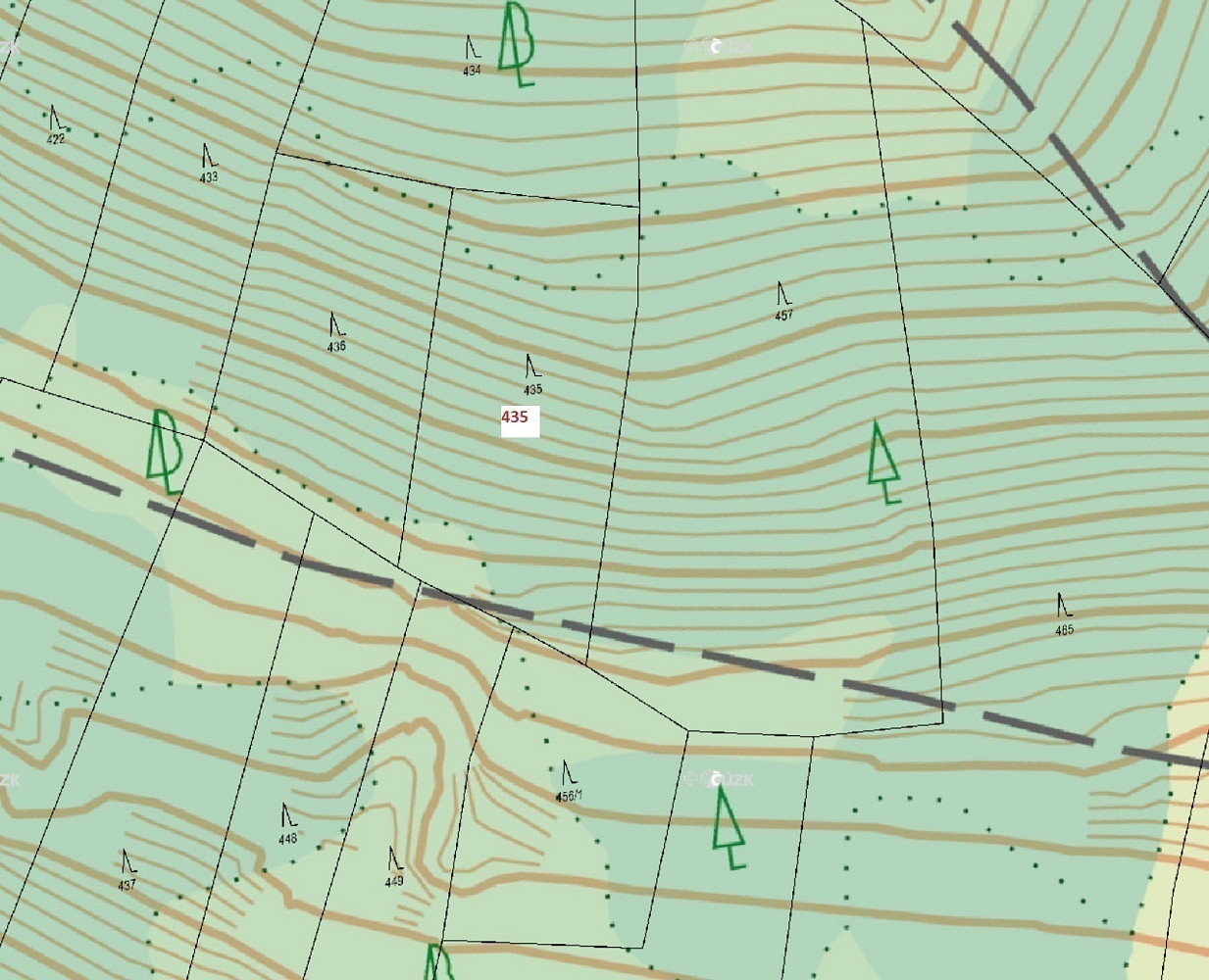 Dražba lesa 2 482 m² – pohled 3