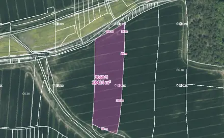 Prodej pole 28 424 m², Dobřany, okres Plzeň-Jih