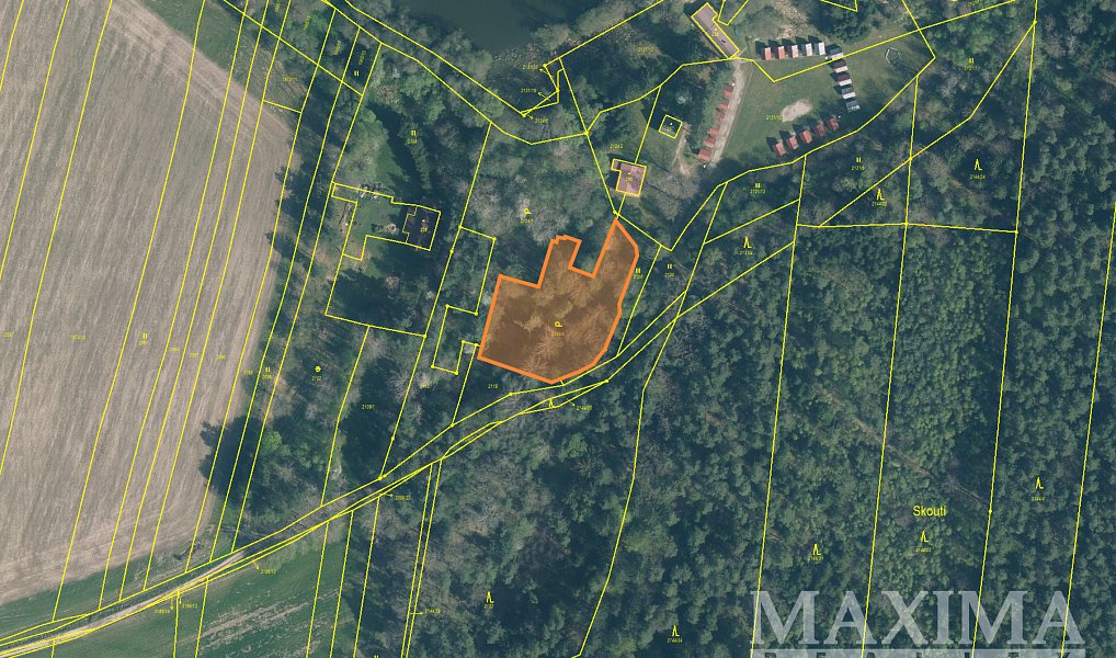 Prodej zahrady 2 304 m², Olešnice – náhled fotky 2