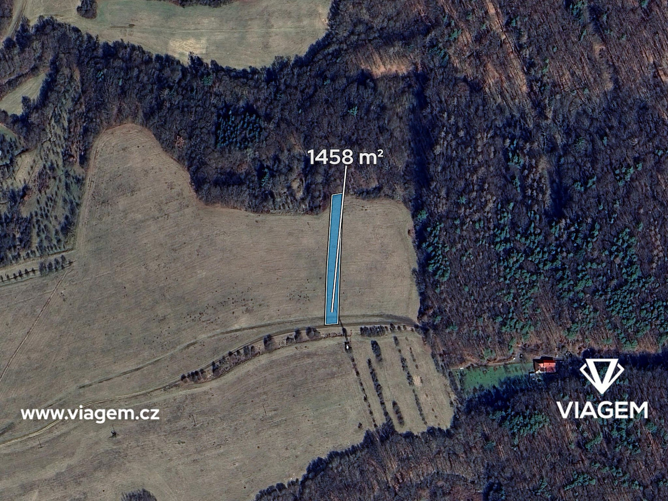 Prodej pole 1 458 m² – fotografie 2