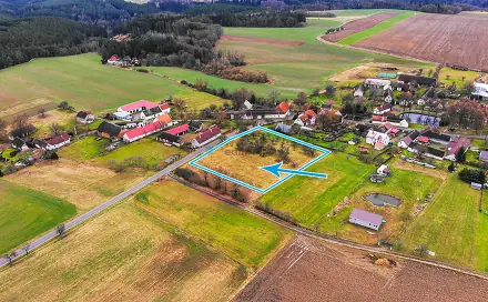 Prodej stavebního pozemku 1 515 m², Stádlec, okres Tábor