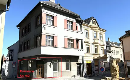 Pronájem obchodních prostor 54 m², Kostelní, Vimperk - Vimperk I, okres Prachatice