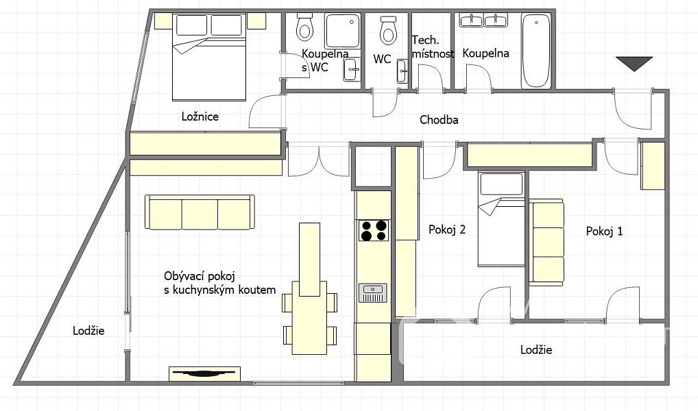 Pronájem bytu 4+kk 120 m², Praha – náhled fotky 29