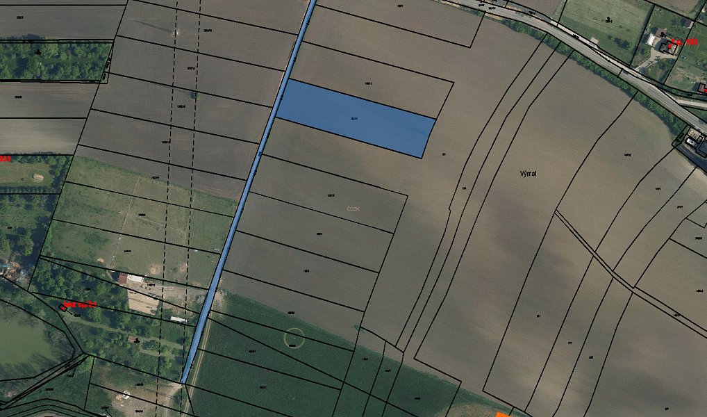 Prodej pole 1 633 m², Dobrovice, okres Mladá Boleslav