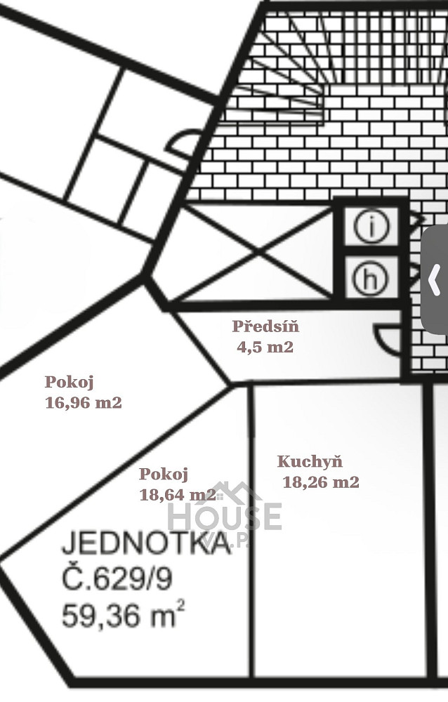 Prodej bytu 2+1 59 m² – fotografie 4