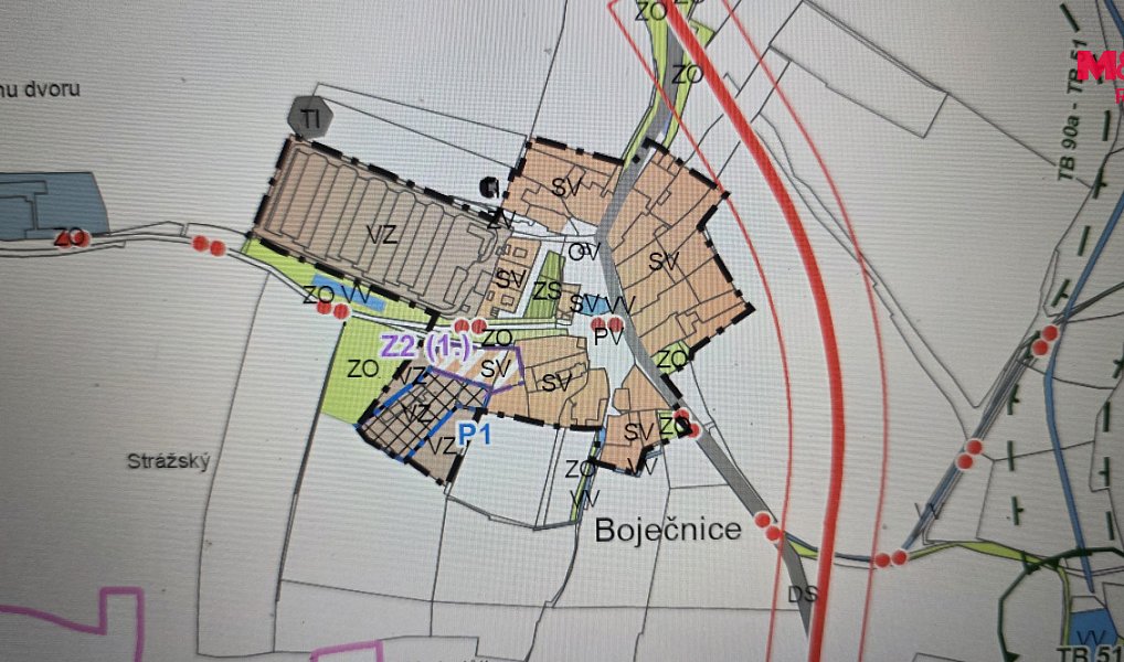 Prodej stavebního pozemku 1 114 m², Bor – náhled fotky 4