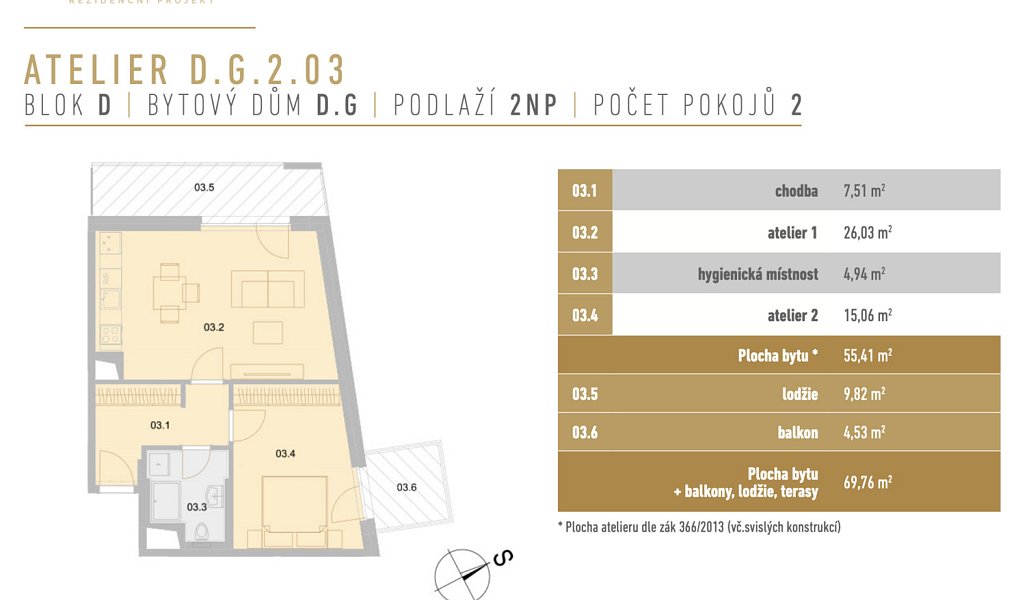 Prodej bytu 2+kk 55 m², České Budějovice – náhled fotky 27