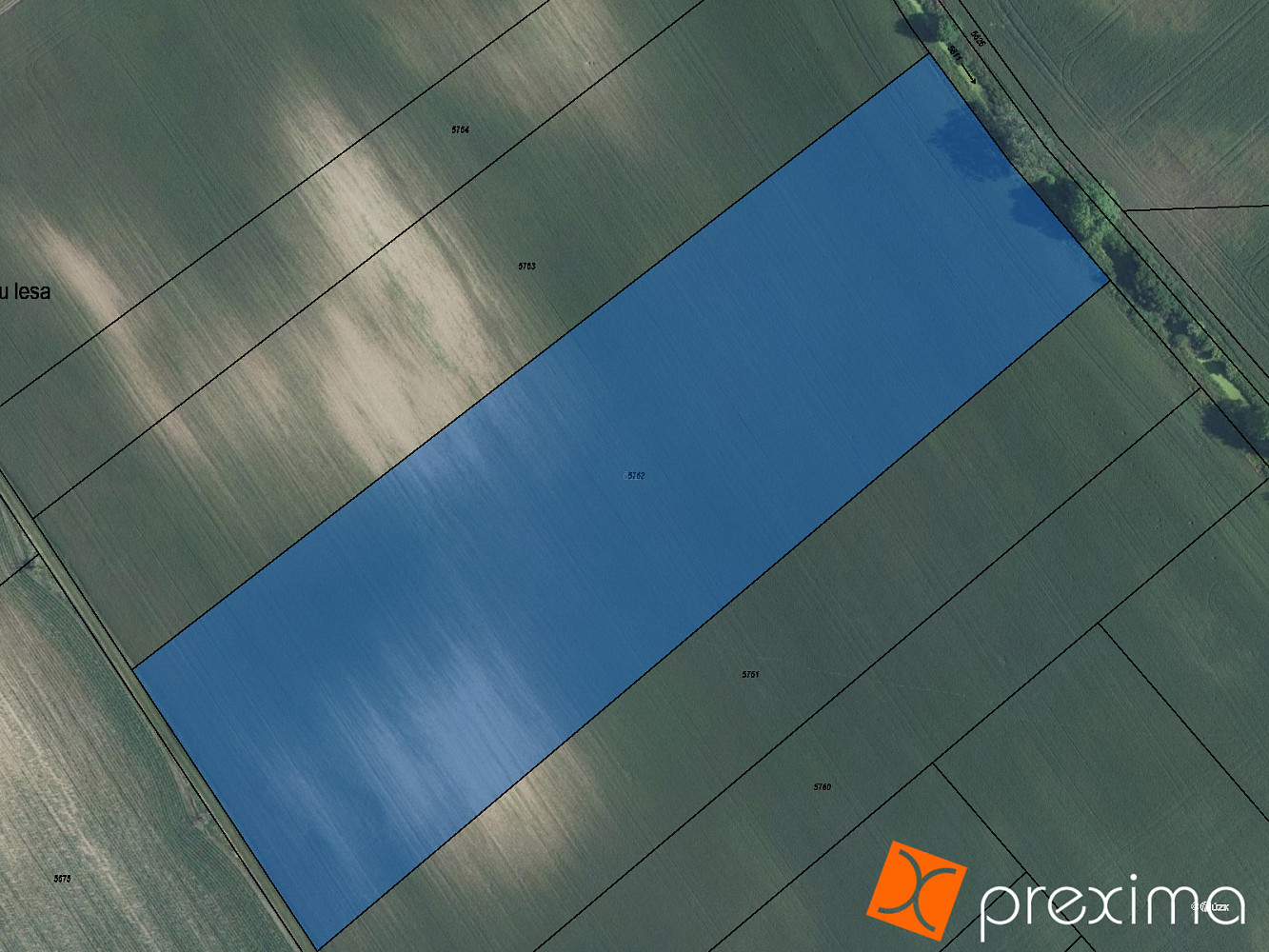 Prodej pole 1 660 m²