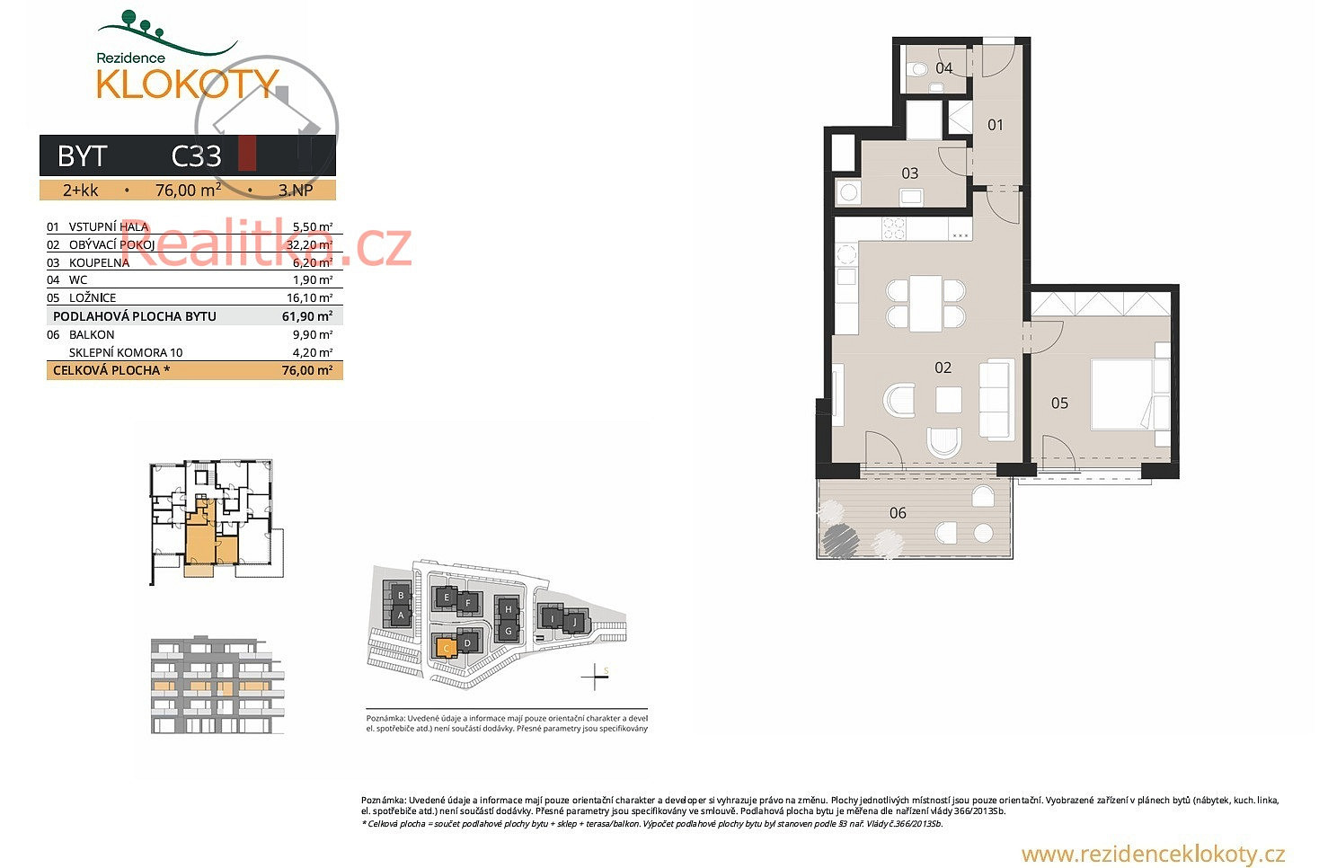 Prodej bytu 2+kk 76 m² – fotografie 2