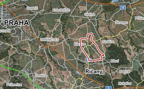 Prodej pole 23 998 m², Křenice, okres Praha-východ