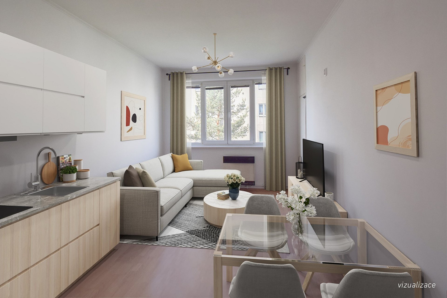 Prodej bytu 2+kk 51 m² – fotografie 3