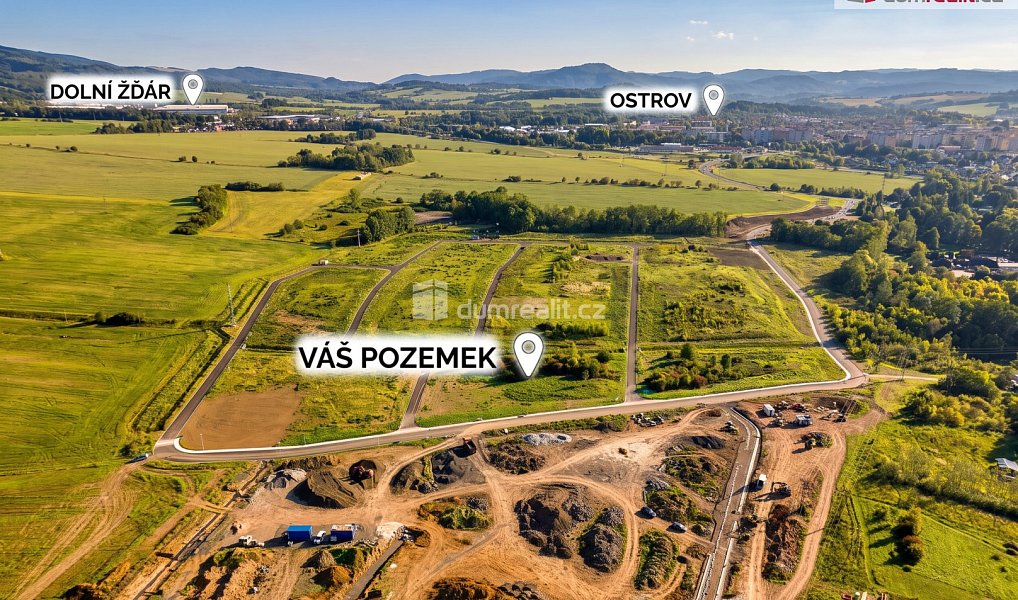 Prodej stavebního pozemku 550 m², Ostrov – náhled fotky 10