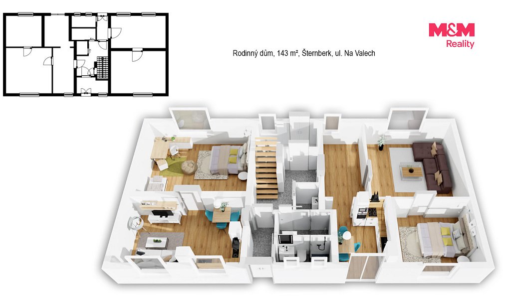 Prodej domu 143 m² s pozemkem 356 m², Šternberk – náhled fotky 3
