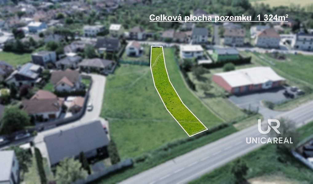 Prodej stavebního pozemku 1 324 m², Rajhrad – náhled fotky 4