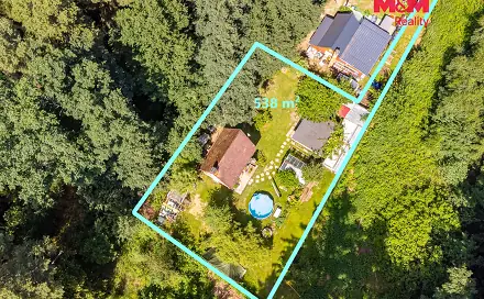 Prodej chaty/chalupy 32 m² s pozemkem 538 m², Lišov, okres České Budějovice