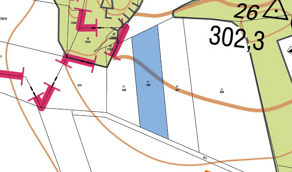 Prodej pole 212 m², Sibřina – náhled fotky 2