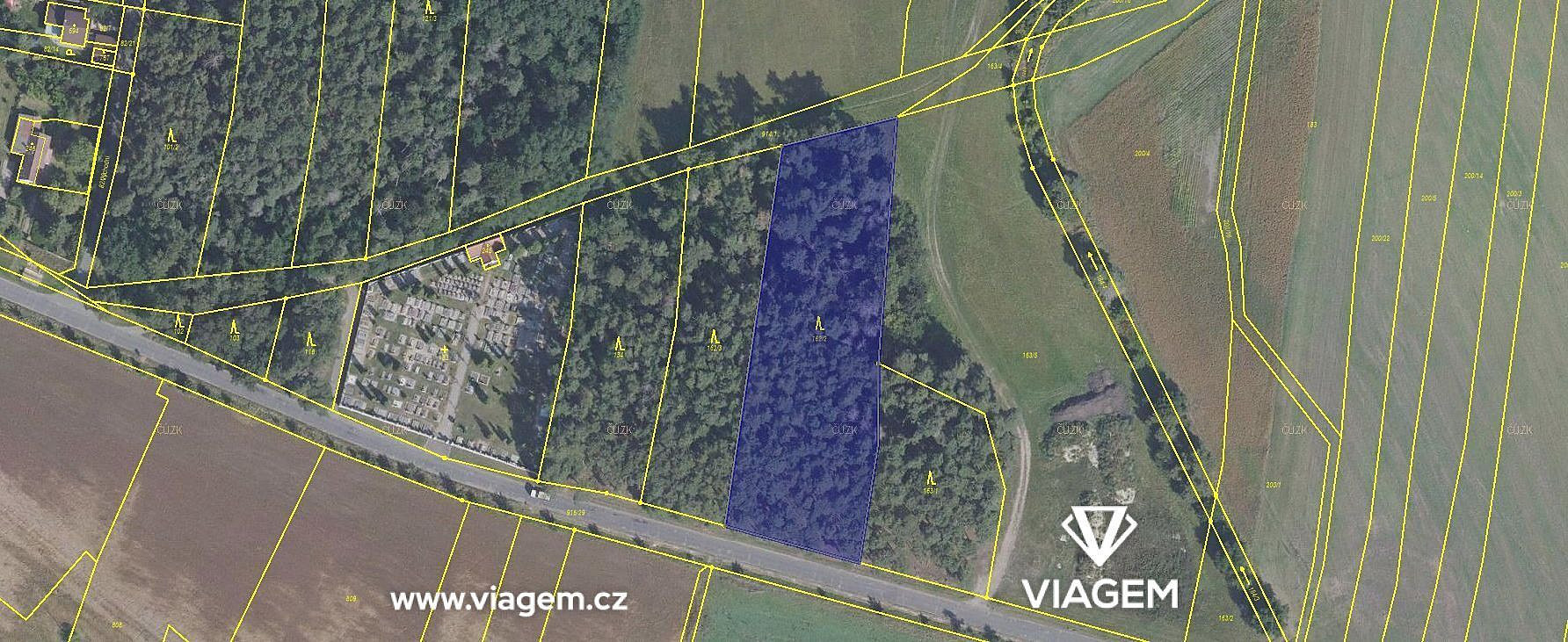 Prodej lesa 884 m²