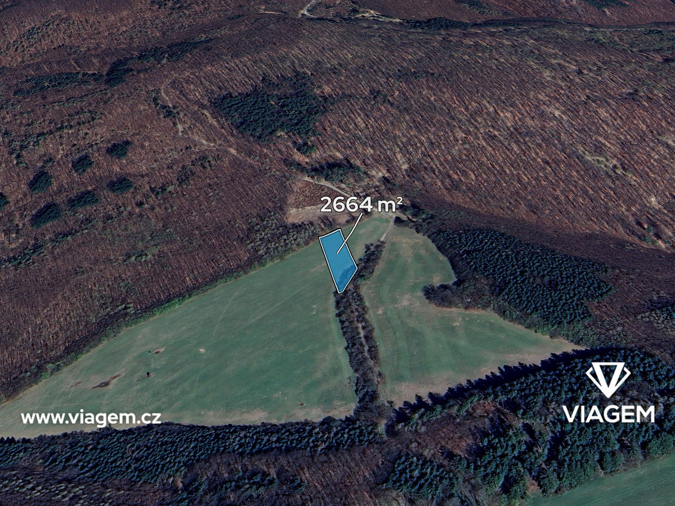 Prodej pole 2 664 m²