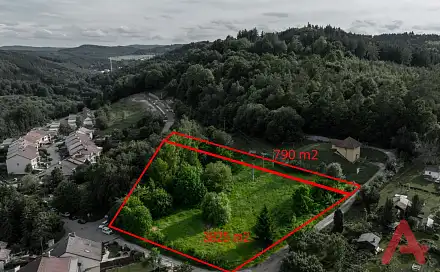 Prodej stavebního pozemku 4 615 m², Konvalinková, Český Krumlov - Plešivec