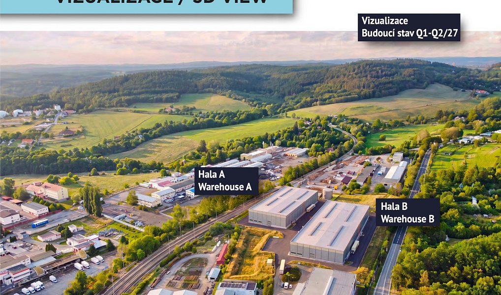 Pronájem výrobních prostor 7 000 m², Písek – fotka 1 z 9