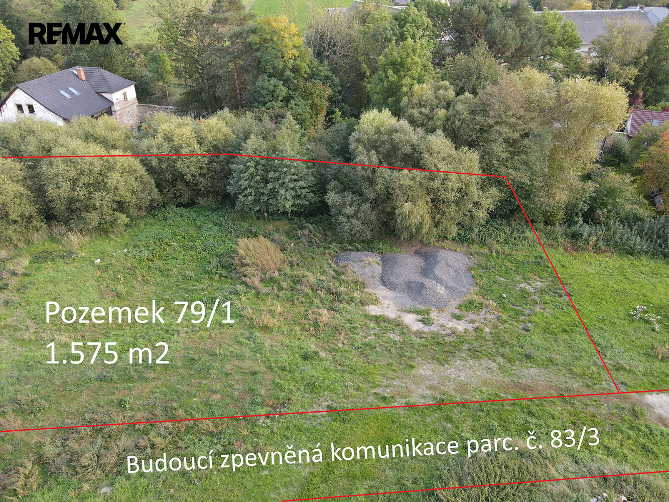 Prodej stavebního pozemku 1 575 m²