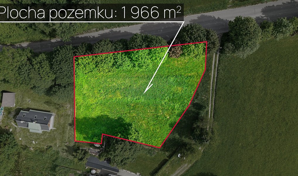 Prodej stavebního pozemku 1 966 m², Čenkovice – náhled fotky 5