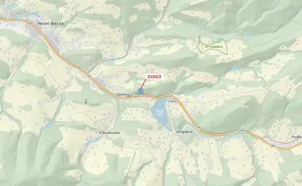 Dražba lesa 6 662 m², Horní Bečva