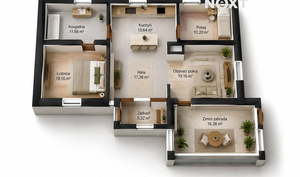 Prodej domu 113 m² s pozemkem 1 870 m², Březová-Oleško – náhled fotky 18