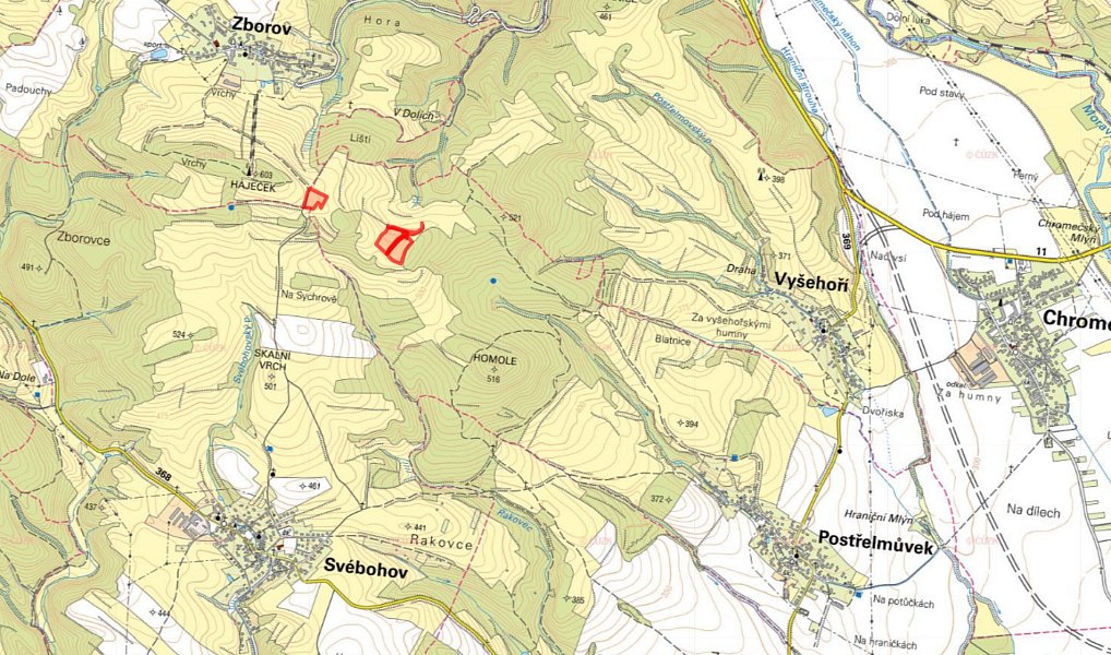 Prodej louky 30 743 m², Postřelmůvek – náhled fotky 2