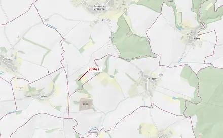 Dražba lesa 168 m², Podolí