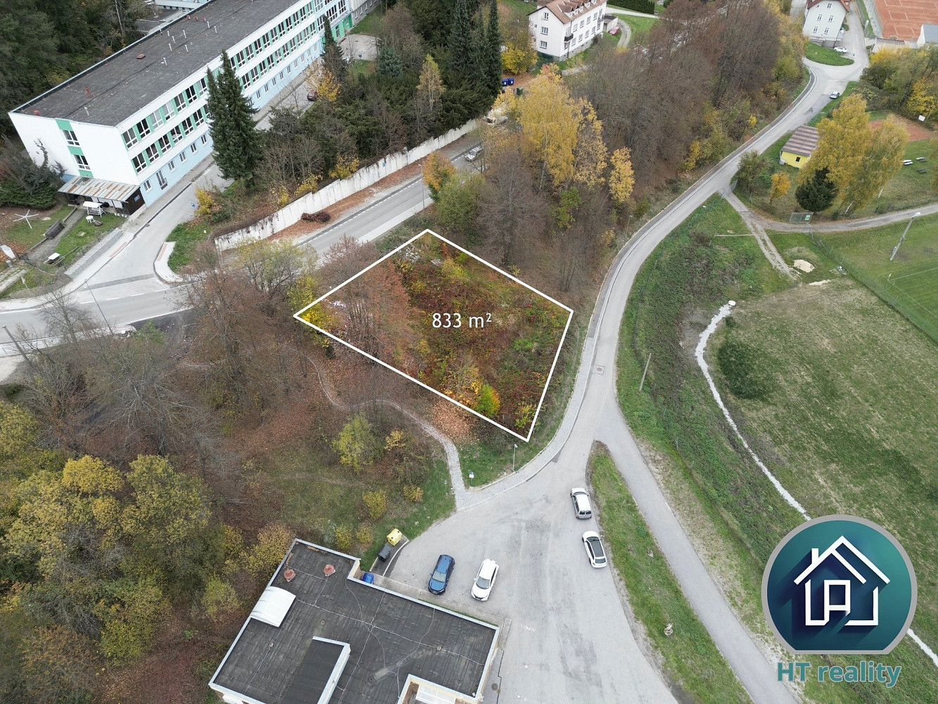 Prodej stavebního pozemku 833 m²