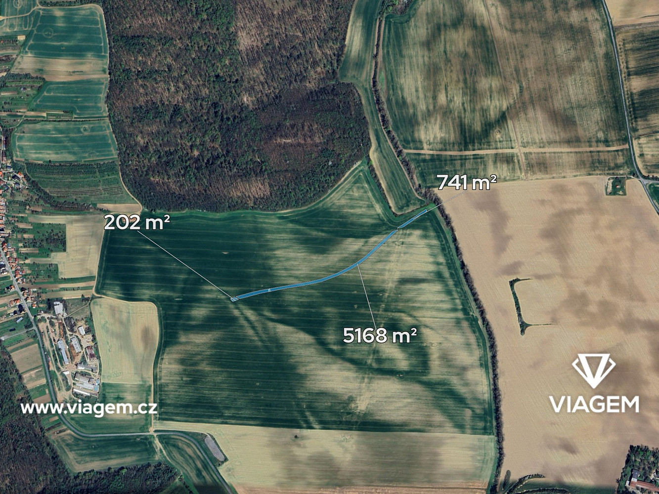 Prodej pole 509 m² – fotografie 2