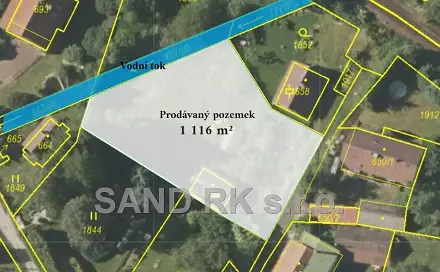 Prodej stavebního pozemku 1 116 m², Trhanov - Pila, okres Domažlice