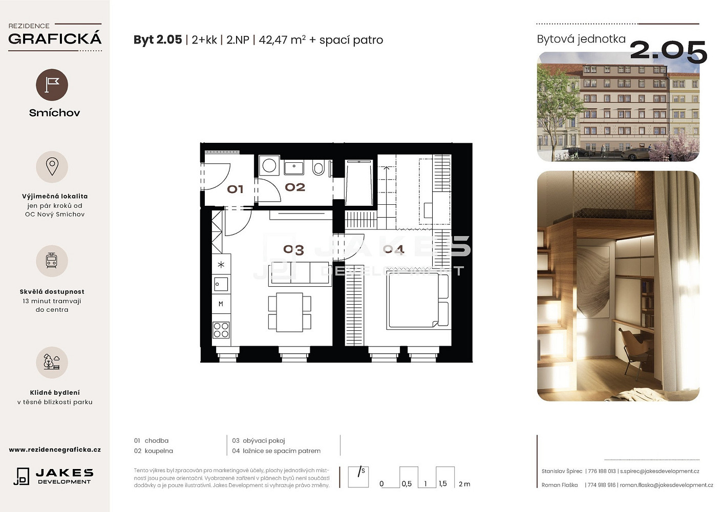 Prodej bytu 2+kk 42 m² — photo 2