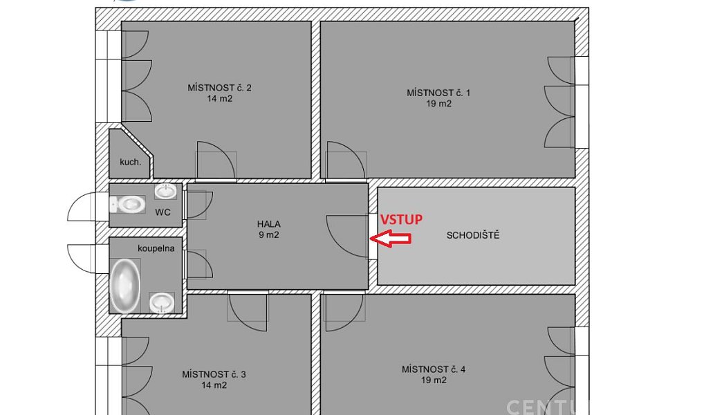 Pronájem kanceláře 80 m², Praha – náhled fotky 21