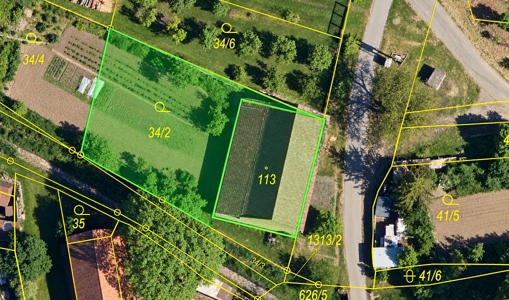 Prodej stavebního pozemku 900 m², Uhřice – náhled fotky 5