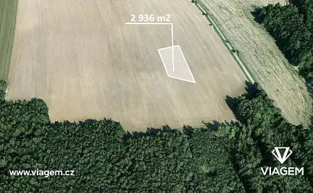 Prodej pole 1 468 m², Luže, okres Chrudim