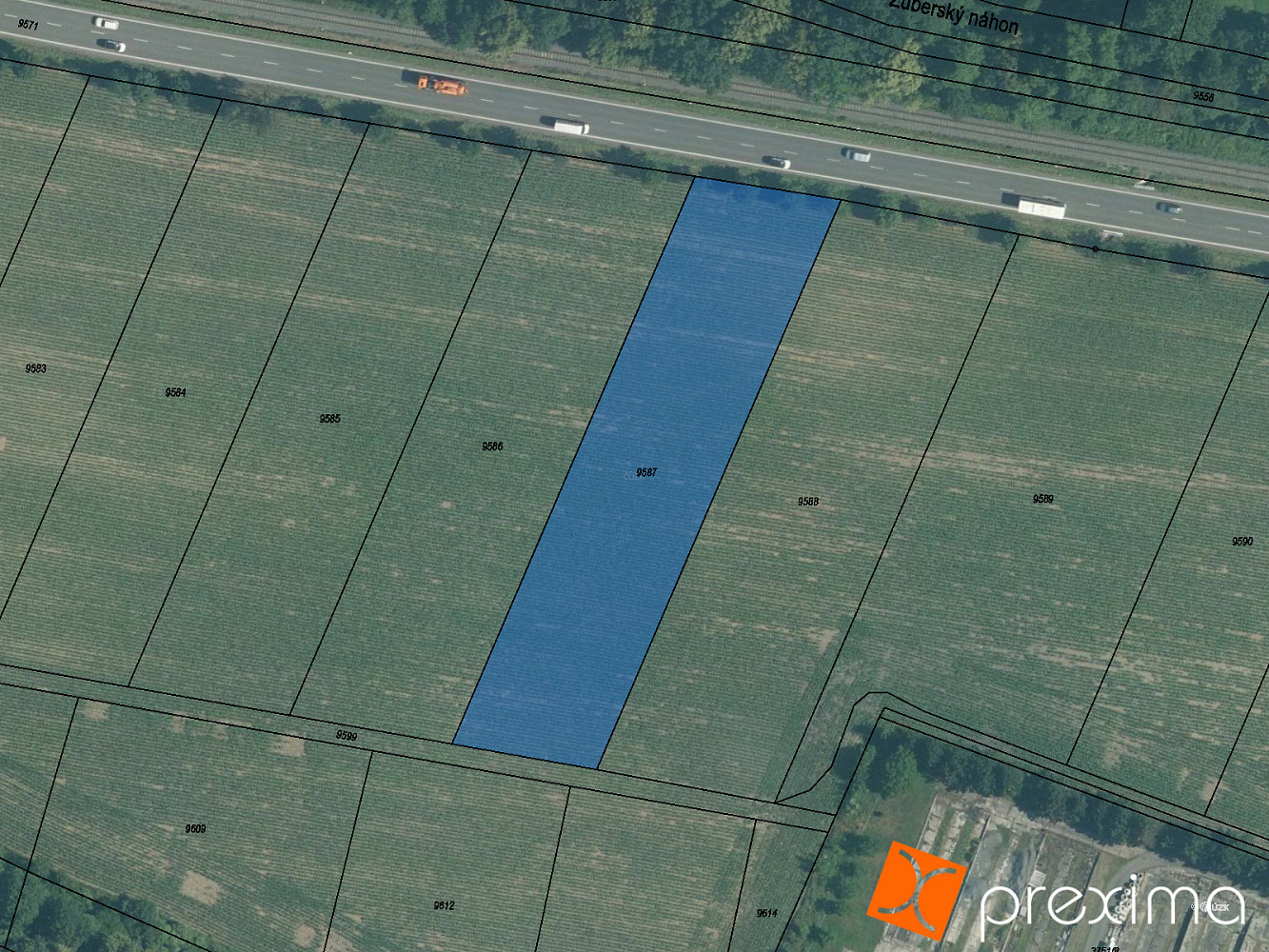 Prodej pole 624 m²