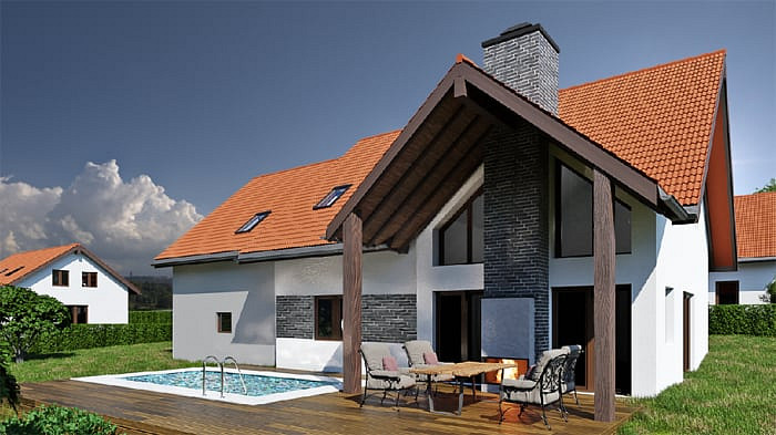 Prodej domu 246 m² s pozemkem 883 m² – pohled 2