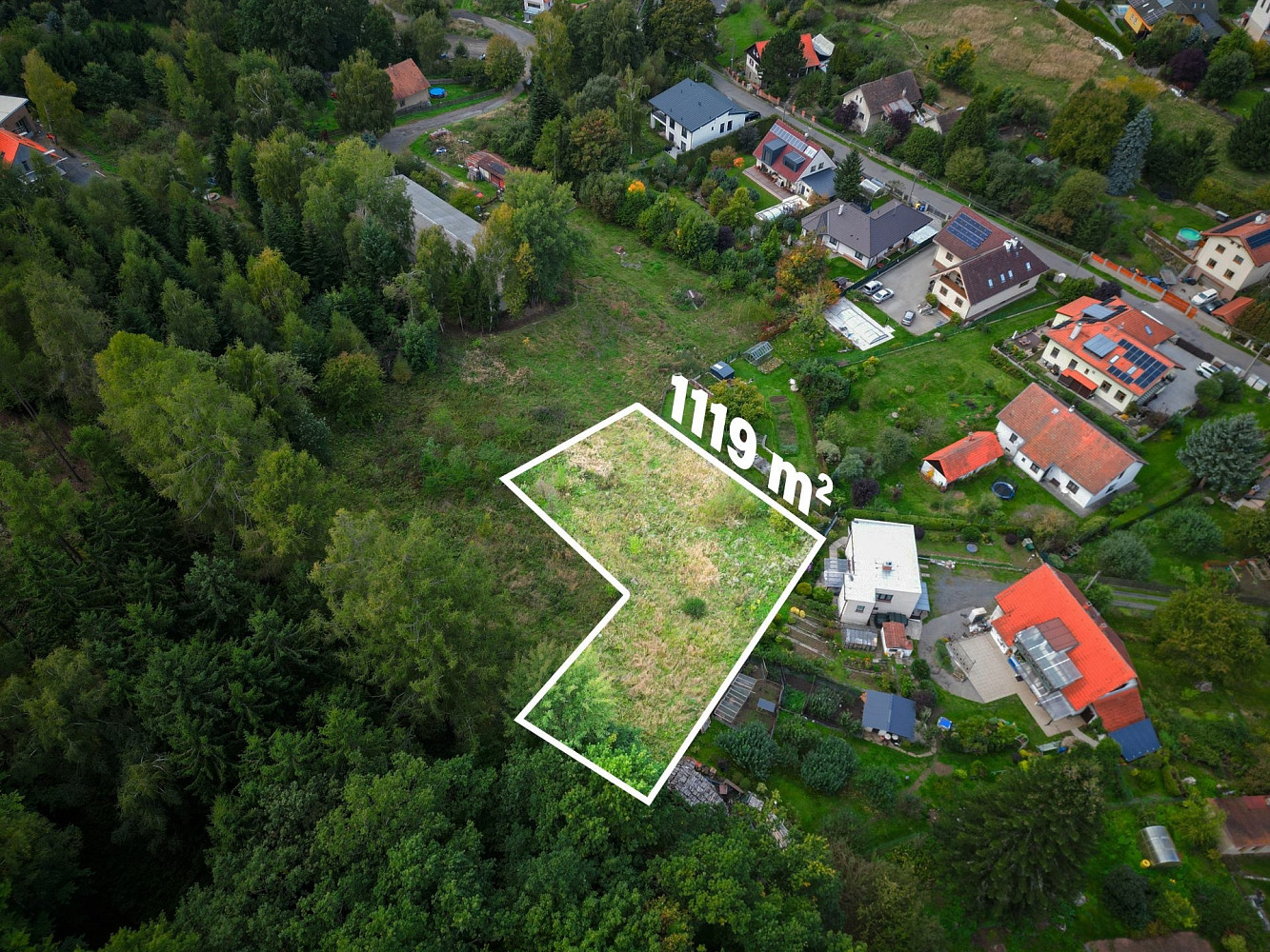 Prodej stavebního pozemku 1 119 m²