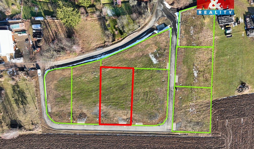 Prodej stavebního pozemku 802 m², Nová Ves u Chotěboře – náhled fotky 2